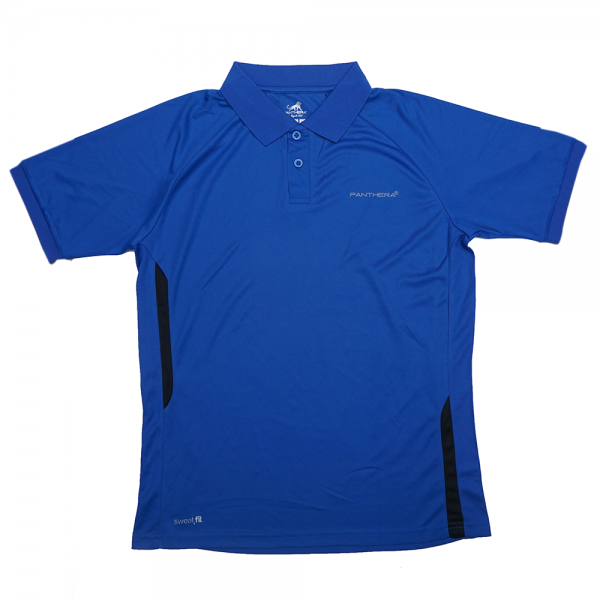 Panthera Men's Performance Polo Shirt - Blue