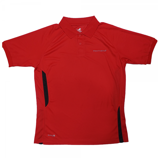 Panthera Men's Performance Polo Shirt - Red