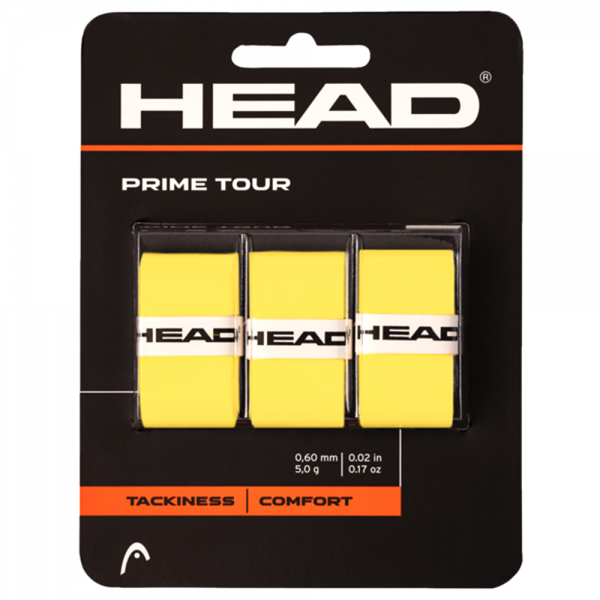 Head Prime Tour OverGrip-Yellow (12 Pack) Head Prime Tour OverGrip-Yellow (12 Pack)