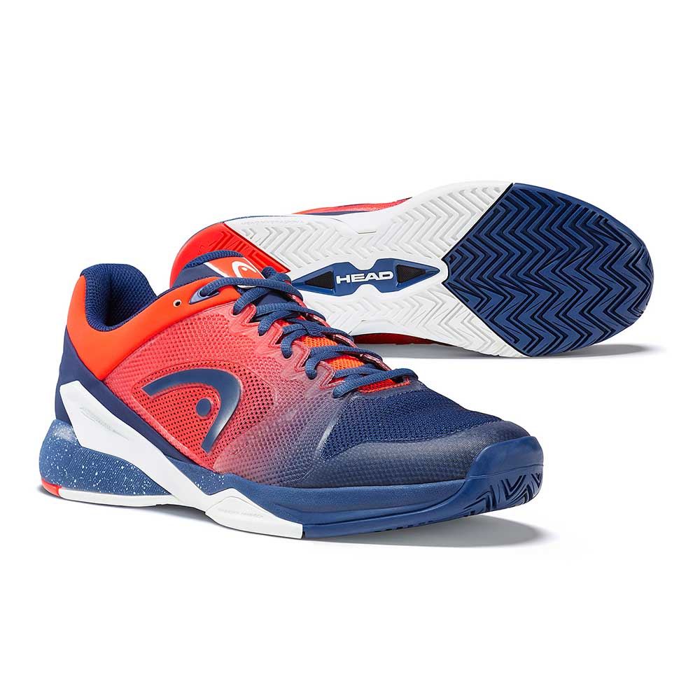 Head Revolt Pro 2.5 Blue & Orange Tennis Shoes-TheSportStore.pk