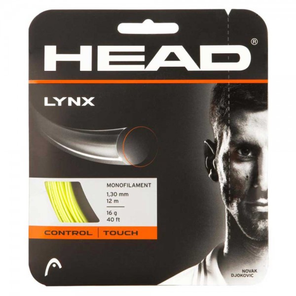 Head Lynx 17g Tennis String-Yellow (12M)