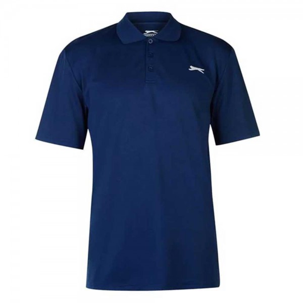 Slazenger Golf Solid Polo Shirt - Navy