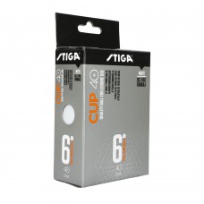 Stiga Cup 40+ Table Tennis Balls (6 Pcs Pack)