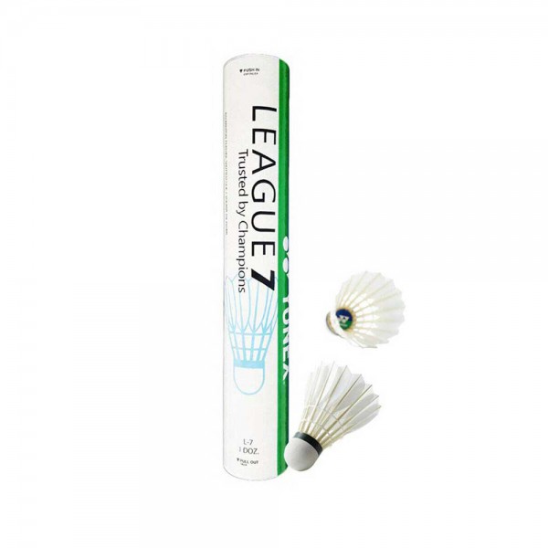 Yonex League 7 Feather Shuttlecocks (12 Piece Pack) Yonex League 7 Feather Shuttlecocks (12 Piece Pack)