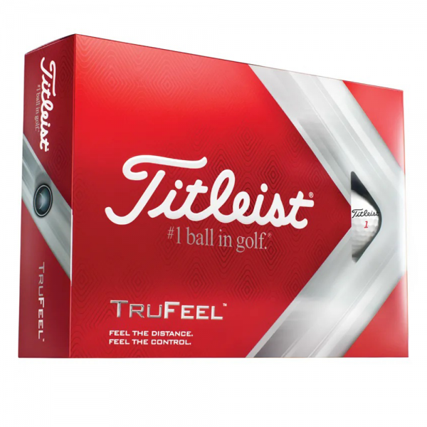 Titleist TruFeel Golf Balls - White (12 Balls Pack)
