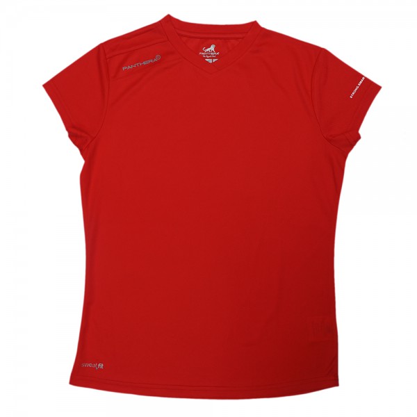 Panthera Women's V Neck T-Shirt - Red