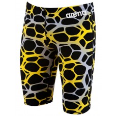Arena Mens PowerSkin ST 2.0 Limited Edition Jammer - Black-Yellow