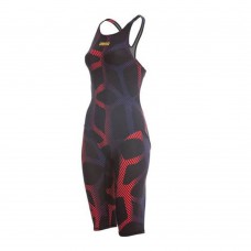 Arena Womens PowerSkin ST. 2.0 Limited Edition Racing Suit - Cyan Red Navy