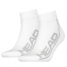 Head Tennis Stripe Quarter Socks-2 Pack (White)