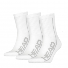 Head Tennis Performance Socks-3 Pack (White)