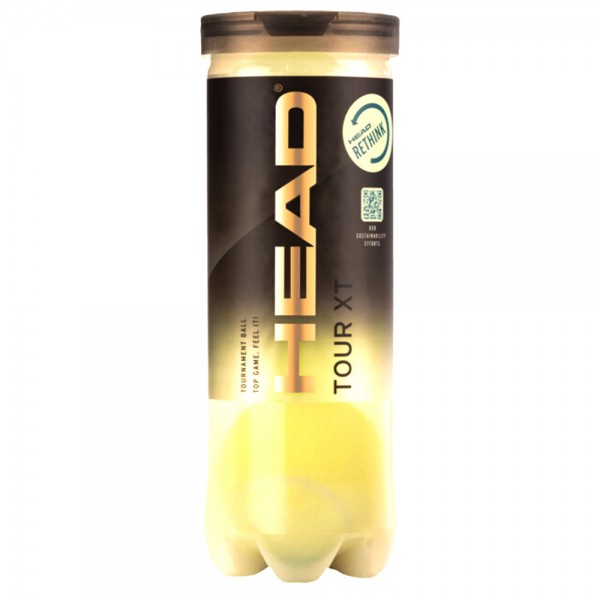 Head Tour XT Tennis Balls (3 Balls Pack)