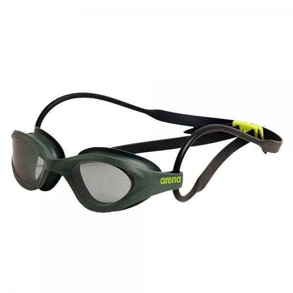 Arena 365 Swimming Goggles-Smoke-Deep Green-Black