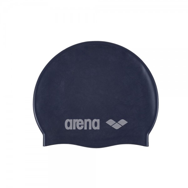 Arena Classic Silicone JR Swimming Cap-Denim Silver