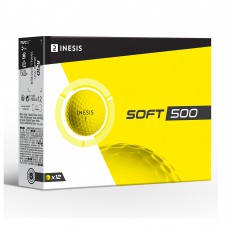 Inesis Soft 500 Golf Balls (3 balls pack) - Yellow