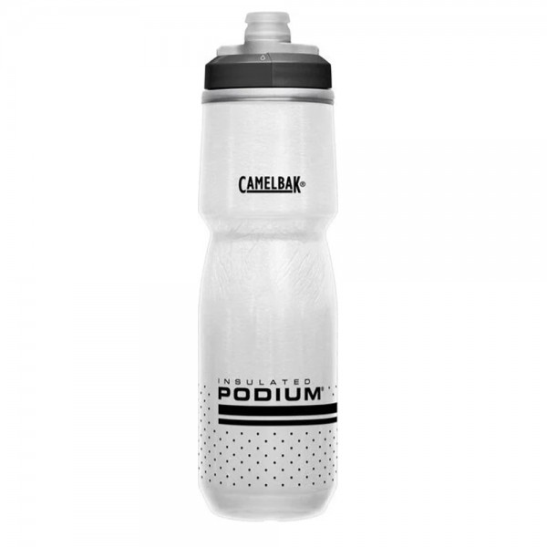 CamelBak Podium Chill 24oz Bike Bottle-White/Black CamelBak Podium Chill 24oz Bike Bottle-White/Black