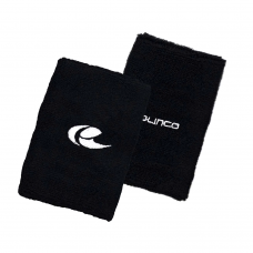 Solinco Wristband Double Wide-Black (Pair)
