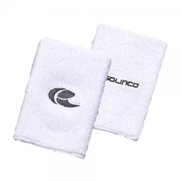 Solinco Wristband Double Wide-White (Pair)