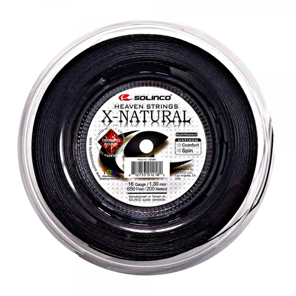 Solinco X-Natural Tennis String-200M Solinco X-Natural Tennis String-200M