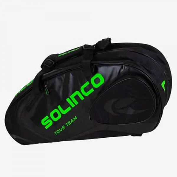 Solinco Tour Racket Bag 6 Pack-Black&Green