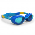 Decathlon-Nabaiji Junior Swimming Goggles XBASE - Clear Lenses - Blue Yellow
