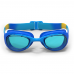Decathlon-Nabaiji Junior Swimming Goggles XBASE - Clear Lenses - Blue Yellow