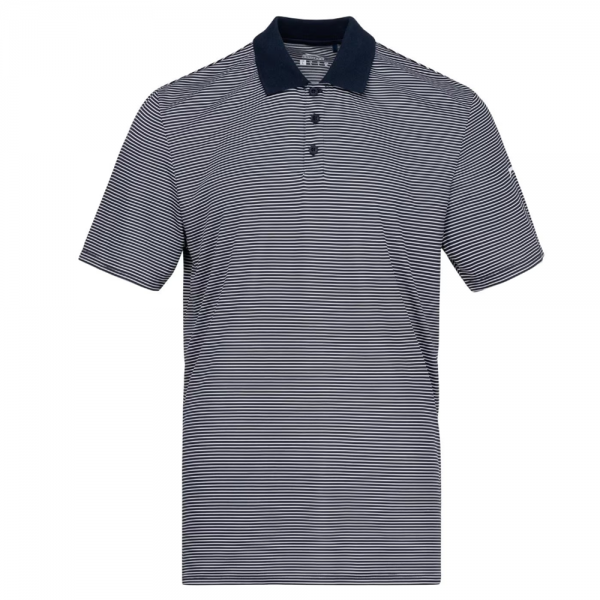 Slazenger Micro Stripe Golf Shirt - Navy