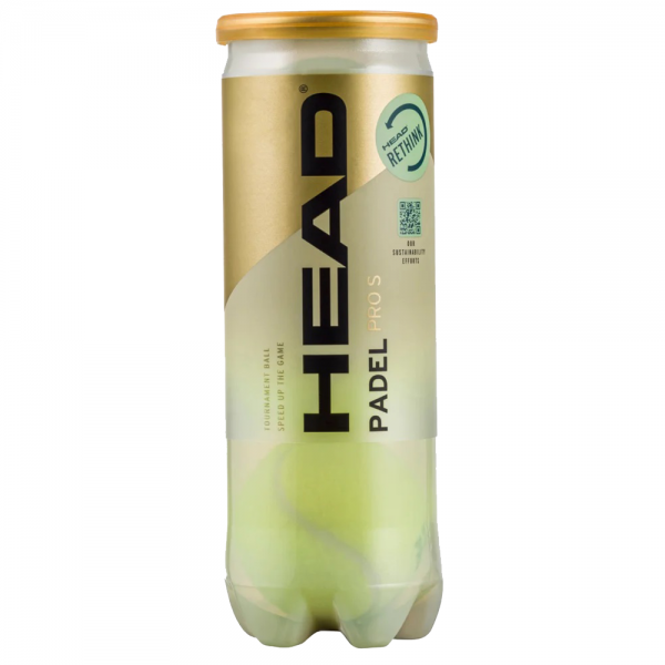 Head Pro S Padel Balls (3 Balls Pack)