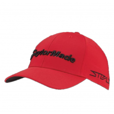TaylorMade Tour Radar Stealth Golf Cap - Red