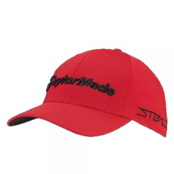 TaylorMade Tour Radar Stealth Golf Cap - Red