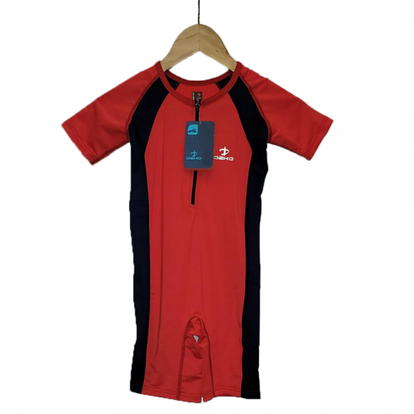 Deko Unisex Swimming JR Suit - Red