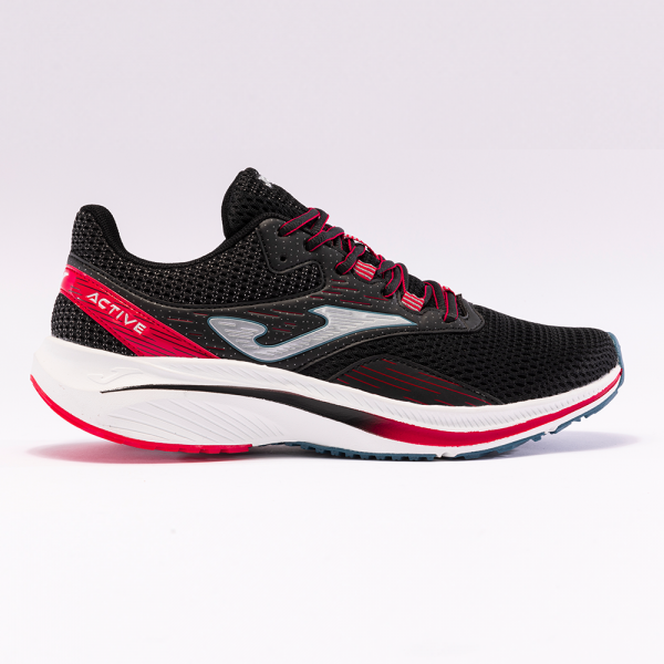 Joma Active Men 24 Running Shoes-Black&Red