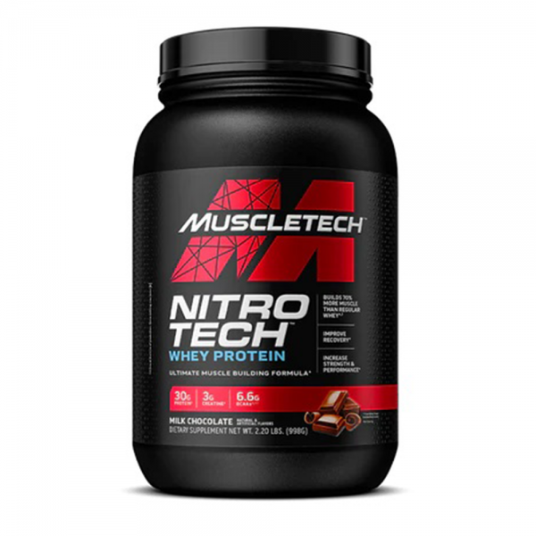 MuscleTech Nitro Tech Whey Protein 4LB-Milk Chocolate MuscleTech Nitro Tech Whey Protein 4LB-Milk Chocolate