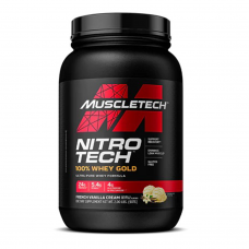 MuscleTech Nitro Tech Whey Gold 2LB-French Vanilla Cream