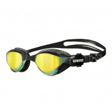 Arena Cobra Tri Mirror Swimming Goggles-Copper, Black, Black