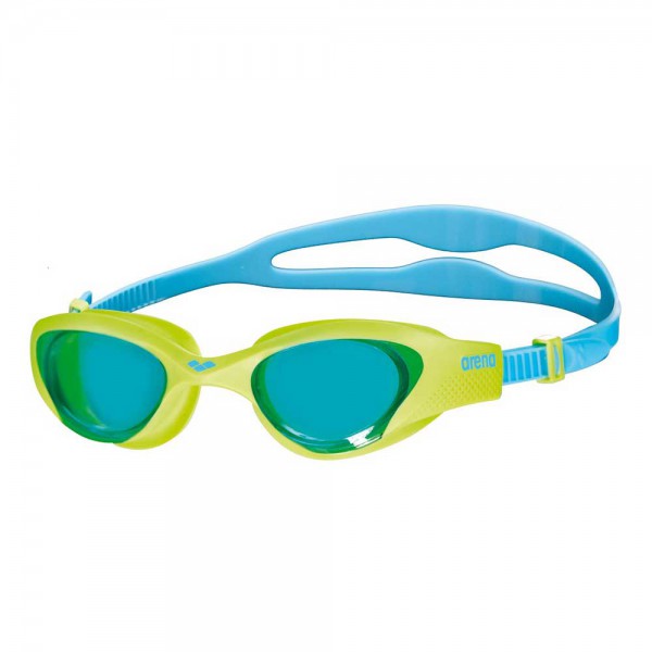 Arena "The One" Junior Goggles-Light Blue, Lime, Blue Arena "The One" Junior Goggles-Light Blue, Lime, Blue