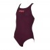 Arena Girls Solid Swim Pro JR Swimming Suit-Dark Red Arena Girls Solid Swim Pro JR Swimming Suit-Dark Red