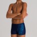 Arena B Spotlight JR Shorts-Navy & Turquoise