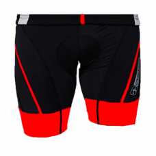 Deko Men Classic Gel Padded Cycling Shorts - Black & Red