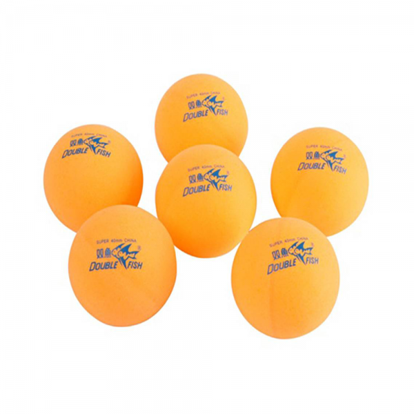 Double Fish B103FR Table Tennis Plastic Balls (6 Pack)