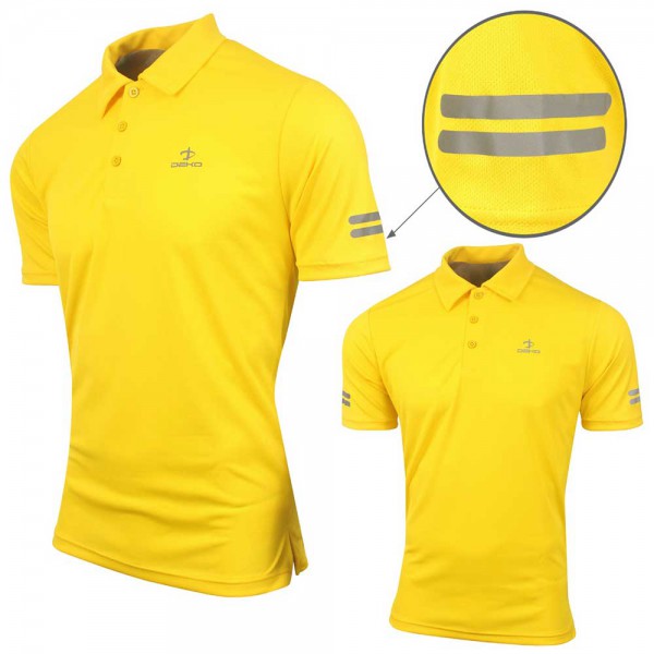 Deko Sports Performance Polo Shirt - Yellow
