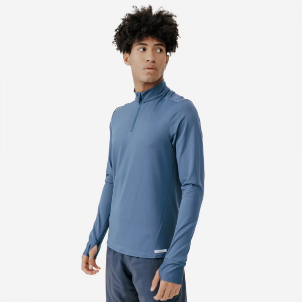 Decathlon - Kalenji Men Running Shirt warm Long Sleeved - Blue
