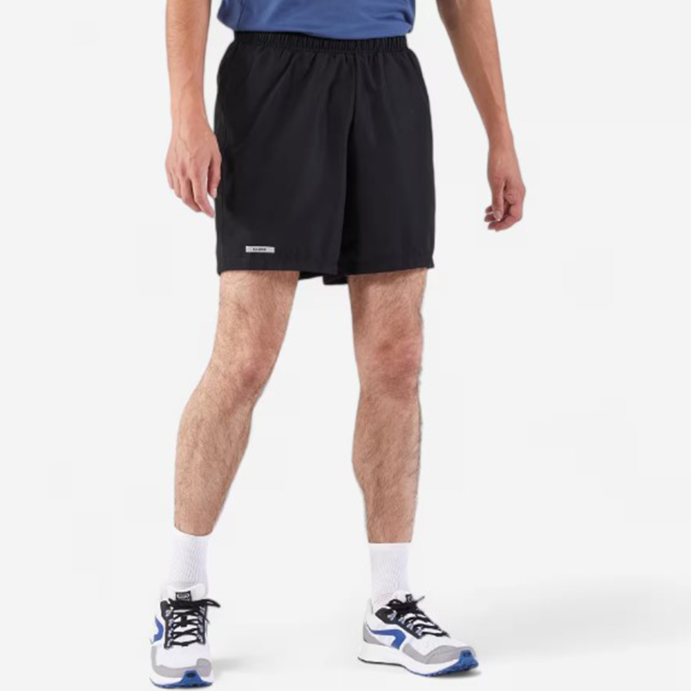 Decathlon Kalenji Men s Running Shorts Run 100 Black TheSportStore.pk