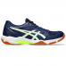 Asics Gel Rocket 11 Indoor Court Shoes-Blue Expanse & Safety Yellow