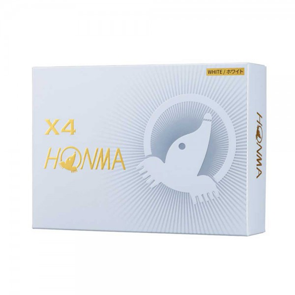 Honma X4 Golf Balls (12 balls pack) - White