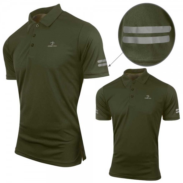 Deko Sports Performance Polo Shirt - Olive Green
