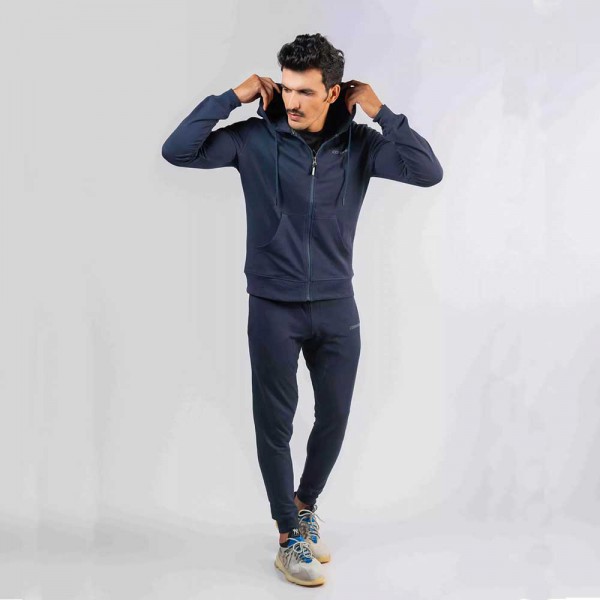 Combaxx Cotton Terry Tracksuit-Navy