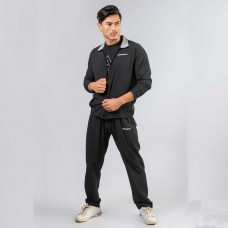 Combaxx Micro-Stretch Tracksuit-Grey&Black