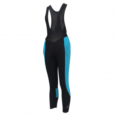 Deko Women's Cycling Gel Padded Bib Tights - Black & Blue