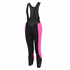 Deko Women's Cycling Gel Padded Bib Tights - Black & Pink