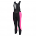Deko Women's Cycling Gel Padded Bib Tights - Black & Pink